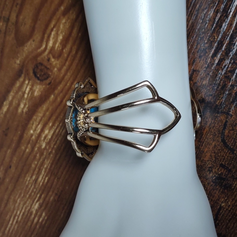 Studio Barse Turquoise Cuff Bracelet - Picture 3 of 8